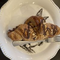 Hazelnut Chocolate croissants  at Black Rabbit in Edinburgh