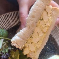 Nae-egg & cress sandwich at Black Rabbit in Edinburgh