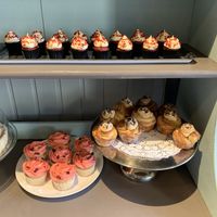 Selection of cakes at Black Rabbit in Edinburgh