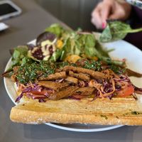 Today’s special was Steak Baguette (vegan of course)  at Black Rabbit in Edinburgh