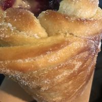 Large cruffin at Black Rabbit in Edinburgh