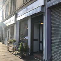 Outside of the shop  at Black Rabbit in Edinburgh