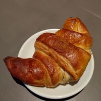 Biscoff croissant at Black Rabbit in Edinburgh