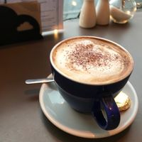 Cappuccino  at Black Rabbit in Edinburgh