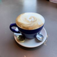 Oat latte at Black Rabbit in Edinburgh
