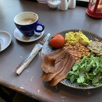 Wee breakfast  at Black Rabbit in Edinburgh