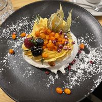 Vegan pavlova  at Kivi Paber Käärid in Tallinn