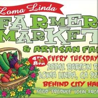 Farmers market at Jades Vegan Sushi in Loma Linda