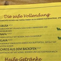 2023 menu with updated prices  at Sarah's Mediterranean Secret in Heringsdorf