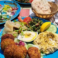 Falafel at Sarah's Mediterranean Secret in Heringsdorf