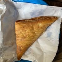 Mushroom and pepper vergas at Greek Artisan Pastries in Edinburgh