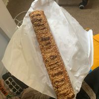 Tahini and Praline flute (soooo delicious) at Greek Artisan Pastries in Edinburgh