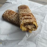 Dark chocolate and praline   at Greek Artisan Pastries in Edinburgh