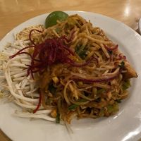 Pad Thai with tofu and I added Broccoli   at Aloy Modern Thai in Denver