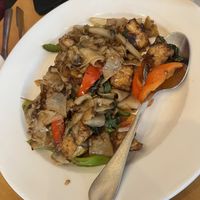 Drunken noodles   at Aloy Modern Thai in Denver