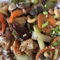 Cashew wok  at Aloy Modern Thai in Denver