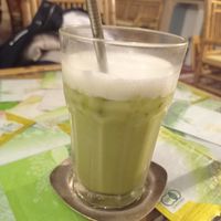 Matcha milkshake at Dobrá Cajovna in Kutna Hora