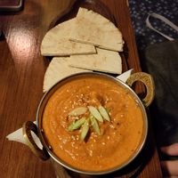 Tofu Curry with pita bread (can be ordered with rice) at Dobrá Cajovna in Kutna Hora