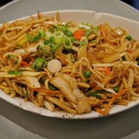Veg noodles at Mint Dosa in Southampton
