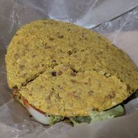 Burger. Excellent flavors! at Mi Hungry in Kingston