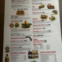 Current menu & prices  at Mi Hungry in Kingston