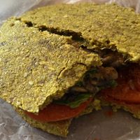 Mushroom burgerrs  at Mi Hungry in Kingston