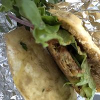 The burger is so good   at Ibo Spice in Kingston
