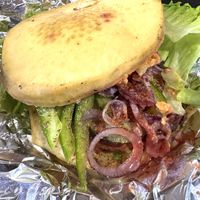 Vegan burger   at Ibo Spice in Kingston