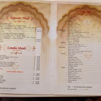 Menu at Samrat Veg Restaurant at Samrat Veg Restaurant in Mumbai