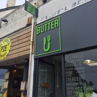 Outside at Butter Bun in Bude