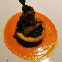 Vegan dish at Maggese in San Miniato