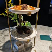Vegan dessert at Maggese in San Miniato