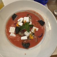 Vegan feta  at Hosteria del Mercato in Rome