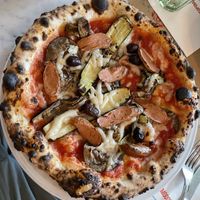 Vegan pizza  at Rossopomodoro - Santa Lucia in Venice