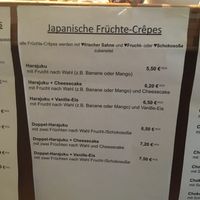 Menu pt 2 at Mimi's Crepes in Hamburg