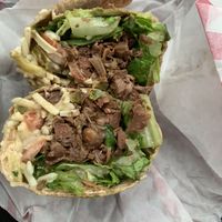 Jackfruit wrap at CR Juices in Fremont