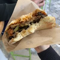 Vegetarian sandwich without cheese at Postofisso in Otranto