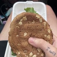 Bottom of bun at Liberty Burger in Dallas