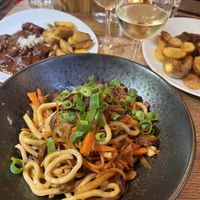 kimchi udon no-duck  at Maitrea in Prague