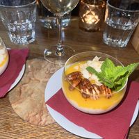 vegan tapioca pearls dessert (only vegan)  at Maitrea in Prague