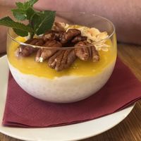 Ein köstliches Dessert   at Maitrea in Prague