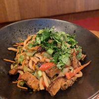 Udon Noodles (peanut sauce) at Maitrea in Prague