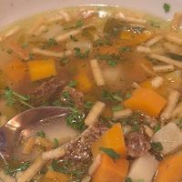 Yummy soup  at Maitrea in Prague