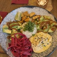 Poke bowl  at Maitrea in Prague