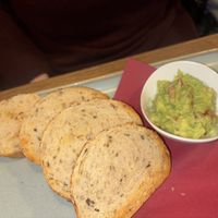 Avo with bread   at Maitrea in Prague