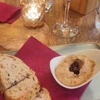 Tofu pate at Maitrea in Prague