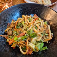 Udon noodles at Maitrea in Prague