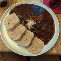 Vegan goulash at Maitrea in Prague