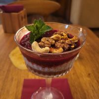 Chia pudding at Maitrea in Prague