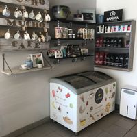 Small store with local products  at Cafe Mucho Mucho in Montreal